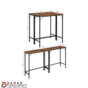 Thompson Bar Table, damar furnicraft